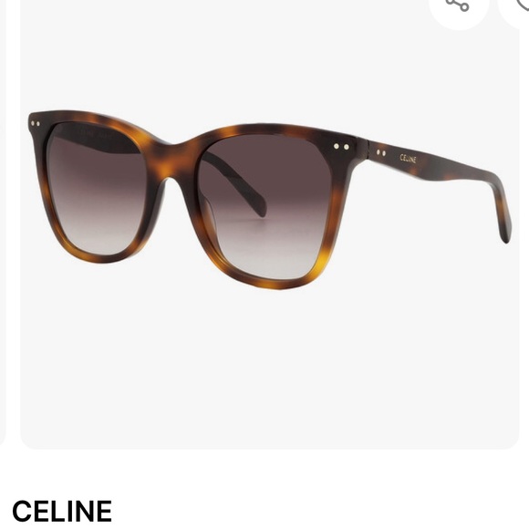 Celine Paris Tortoise Gradient Wayfarer Sunglasses - Picture 1 of 7
